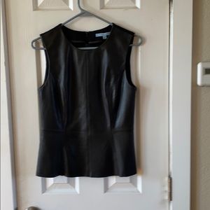 Leather Antonio Melani top
